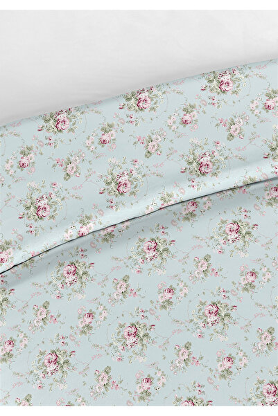 Evim Fulya 100% Cotton Double Duvet Cover Set 200X220Cm Light Turquoise