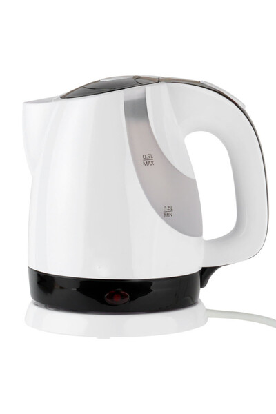 Voltz Electric kettle Oliver OV51230F, 1300W, 900 ml, Measuring scale, White/black