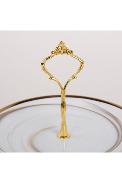 erorex Honey Marble 2 Tier Cake Stand