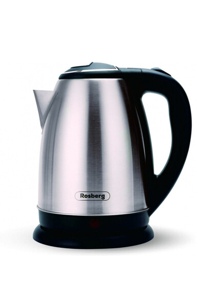 rosberg Electric kettle R51230I, 1800W, 1.8 L, Protection, Inox/black