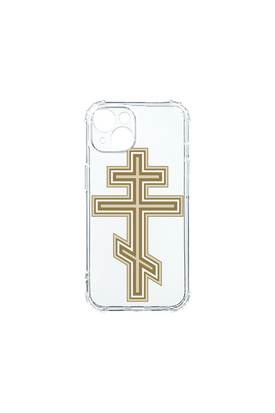 bestcase Anti Shock Back Case For Apple iPhone 14 Plus, Classic Cross, AS 1791