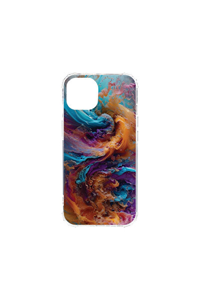 bestcase Carcasă spate antișoc pentru Apple iPhone 13 Mini, culori lichide, A...