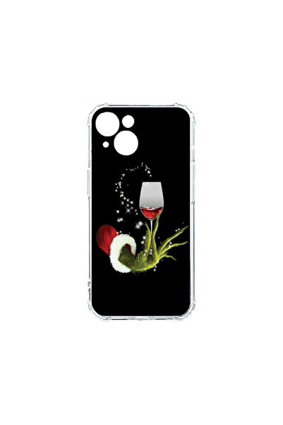 bestcase Carcasă spate antișoc pentru Apple iPhone 14 Plus, Grinch de Crăciun...