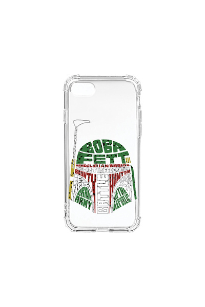 bestcase Carcasă spate antișoc pentru Apple iPhone SE 3 / SE 2 / 8 / 7, Calig...