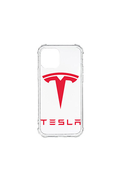 bestcase Carcasă spate antișoc pentru Xiaomi Mi 11 Lite, logo Tesla roșu, AS ...
