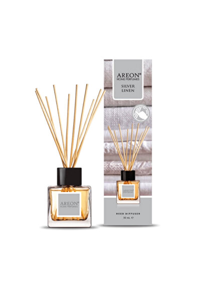 Areon Classic Silver Linen 50 Ml Bambu Çubuklu Oda Kokusu