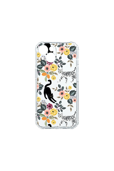bestcase Carcasă spate antișoc pentru Apple iPhone 14 Plus, model pisică, AS ...