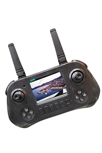 Gepettoys DRONE 1080P Full HD Camera Brushless Motor kumanda ekranlı görüntü yedek batarya