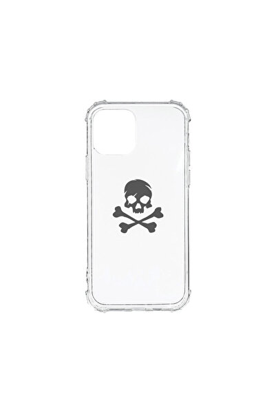 bestcase Carcasă spate antișoc pentru Apple iPhone 12 Mini, model craniu, AS ...