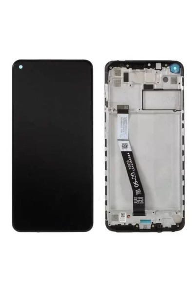Genel Markalar Xiaomi Uyumlu Redmi Note 9 Lcd Ekran Dokunmatik Siyah Çıtalı S...