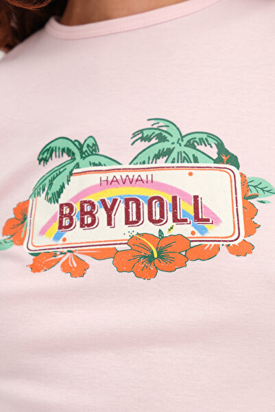 Addax Κοντομάνικο μπλουζάκι με στάμπα P1851