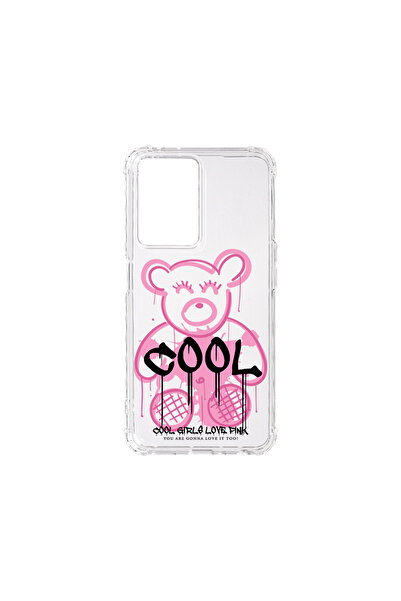 bestcase Carcasă spate antișoc pentru Motorola Moto G53, Teddy Bear Cool Pink...