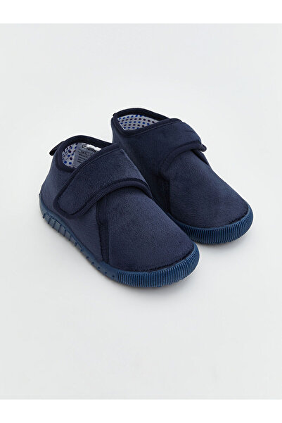 LC Waikiki Lacivert Cırt Cırtlı Erkek Bebek Panduf