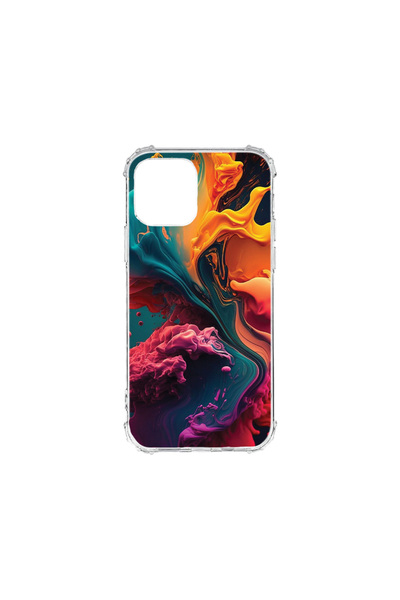 bestcase Carcasă spate antișoc pentru Apple iPhone 12, culori lichide, AS 1234