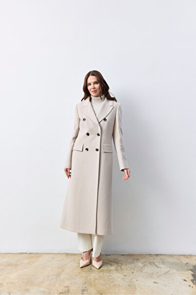 KENT Classic Long Cashmere Stone Color Coat