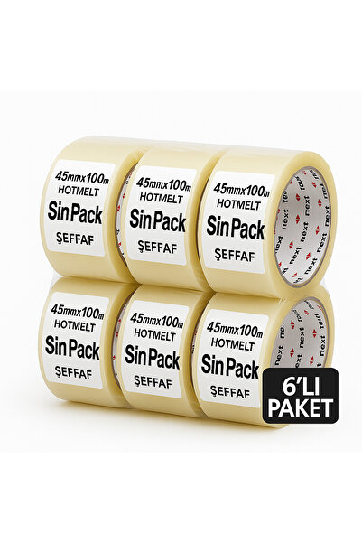 NEXT TAPE KOLİ BANDI 6'LI AVANTAJLI PAKET