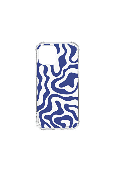 bestcase Αντικραδασμική θήκη πίσω μέρους για Apple iPhone 11, μπλε αφηρημένη γραμμή, AS 1477