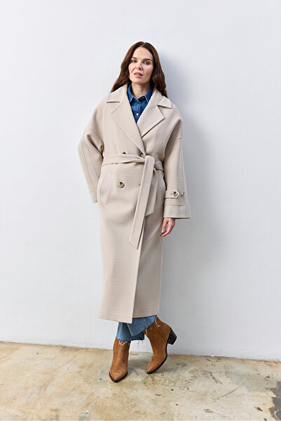 KENT Long Oversize Stone Color Coat