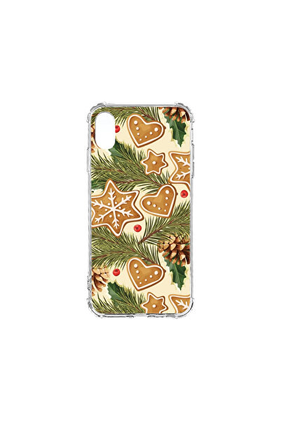 bestcase Carcasă spate antișoc pentru Apple iPhone XS / iPhone X, Xmas Pattner, AS 1368