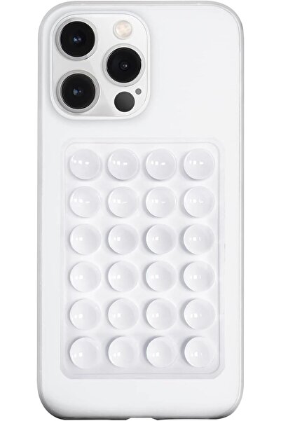 MMP SHOP Silikon Vakumlu Telefon Tutucu Cep Telefonu İçin Yapışkanlı Kaymaz V...