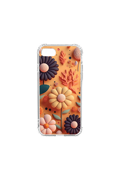 bestcase Carcasă spate antișoc pentru Apple iPhone SE 3 / SE 2 / 8 / 7, Happy Flowers, AS 1149