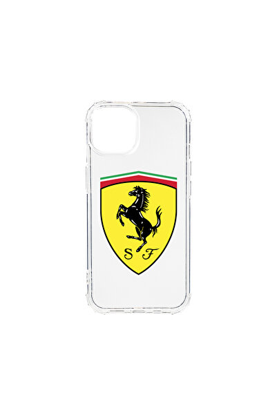 bestcase Carcasă spate antișoc pentru Apple iPhone 13, logo Ferrari, AS 1774