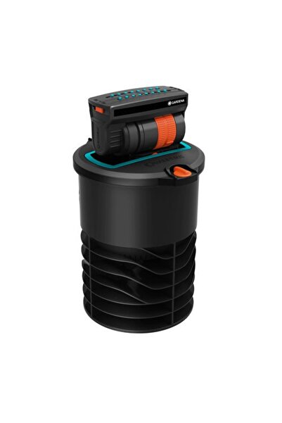 Gardena Aspersor, oscilant, raza de actiune 2-15 m, cu filtru de impuritati integrat, aria de udare regla...