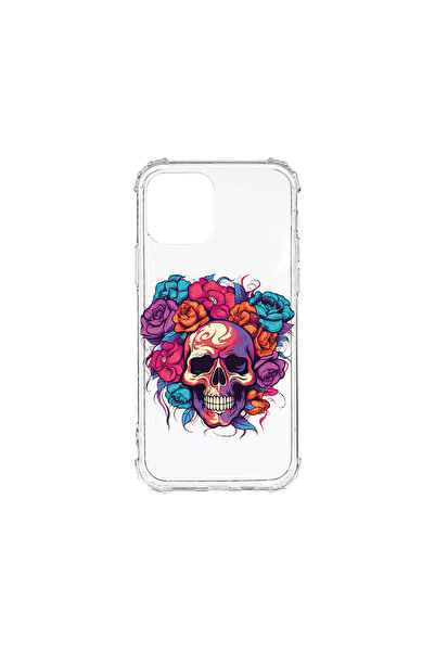 bestcase Carcasă spate antișoc pentru Apple iPhone 12, Dream Colors - Craniu ...