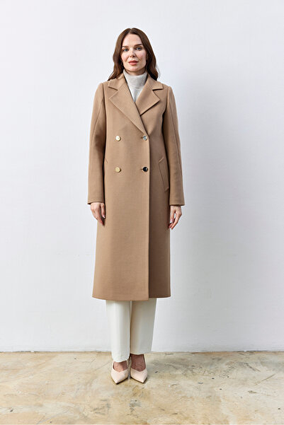 KENT Long Camel Stamp Coat