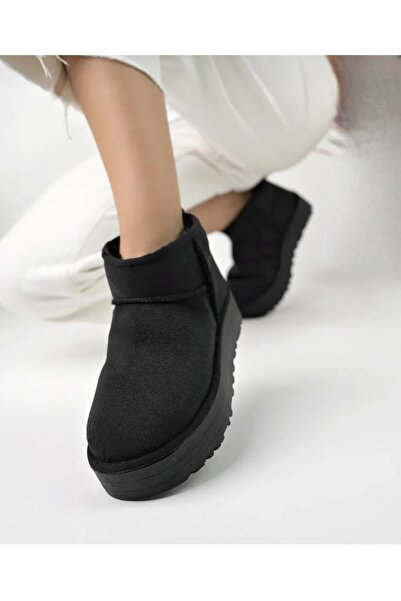 W MAX WM Короткі жіночі чоботи з хутром всередині - Bootie