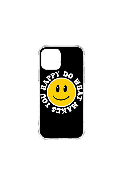 bestcase Carcasă spate antișoc pentru Apple iPhone 12, Happy Smiley, AS 1177