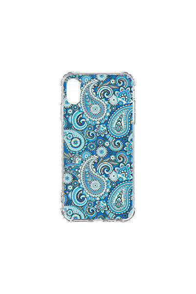 bestcase Carcasă spate antișoc pentru Apple iPhone XR, albastră non-figurativ...