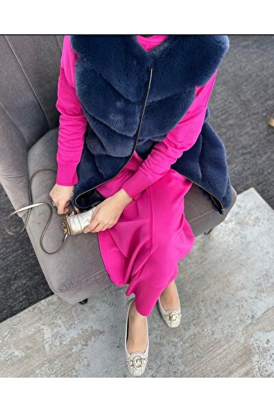 AVSARWEAR Soğuk İplik Merserize Örgü Elbise