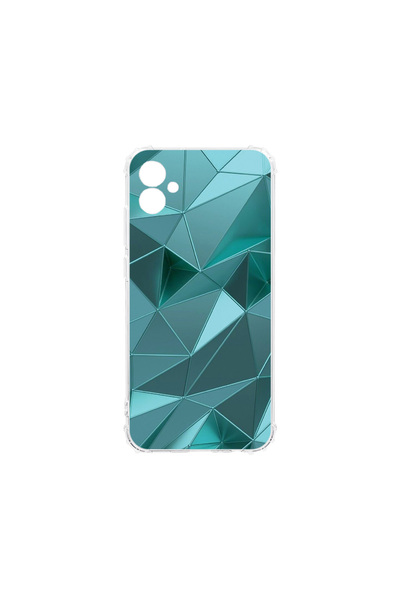 bestcase Carcasă spate antișoc pentru Samsung Galaxy A05, mozaic verde, AS 1251