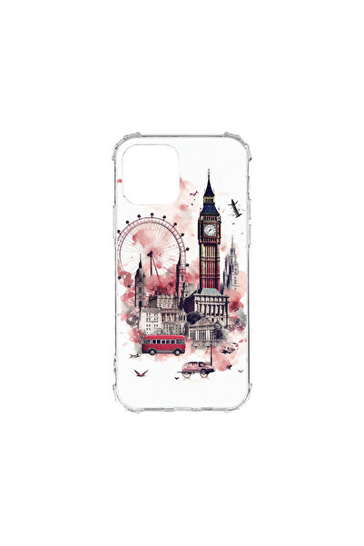 bestcase Carcasă spate antișoc pentru Apple iPhone 12, Visit London, AS 1396