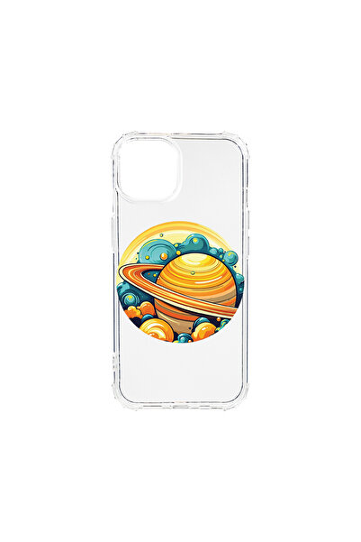 bestcase Carcasă spate antișoc pentru Apple iPhone 13 Mini, Planet - Saturn, ...