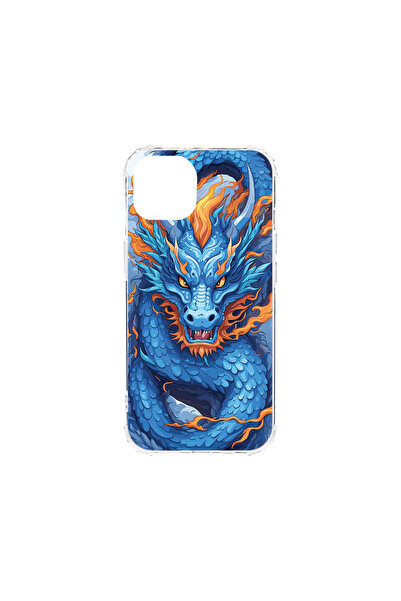bestcase Carcasă spate antișoc pentru Apple iPhone 13 Pro, Blue Dragon, AS 1408