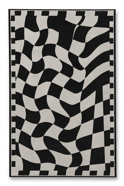 Rugs Modern Halı MOSSO Dama Temalı Desen Modern Dekoratif Halı mosso475