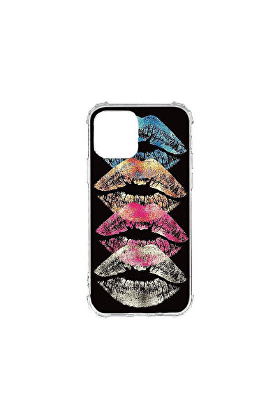 bestcase Carcasă spate antișoc pentru Apple iPhone 12 Mini, Kiss Kiss, AS 1134