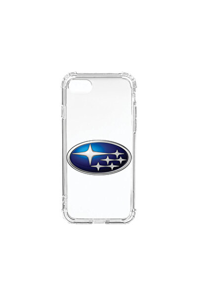 bestcase Удароустойчив калъф за Apple iPhone SE 3 / SE 2 / 8 / 7, лого Subaru...