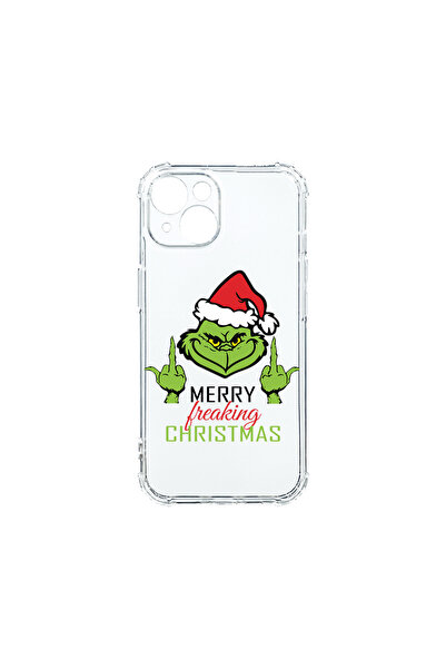 bestcase Αντικραδασμική θήκη πίσω μέρους για Apple iPhone 15, Grinches - Καλά Χριστούγεννα, AS 1603