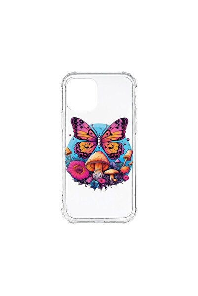bestcase Carcasă spate antișoc pentru Apple iPhone 11, Dream Colors - Fluture...