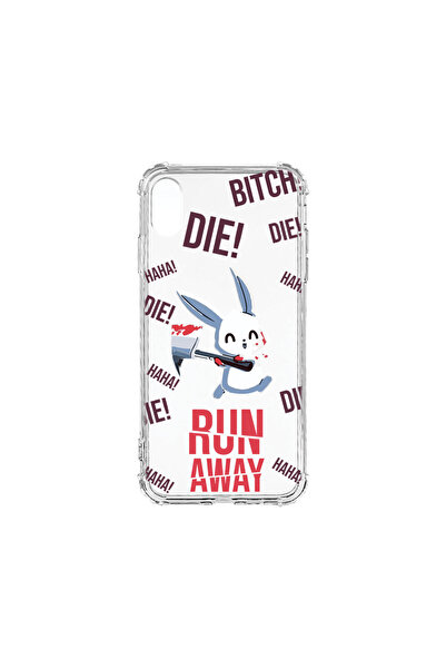 bestcase Carcasă spate antișoc pentru Apple iPhone XS / iPhone X, Fugi!, AS 1463