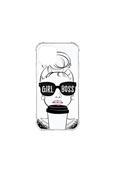 bestcase Carcasă spate antișoc pentru Apple iPhone 12 Mini, Girl Boss, AS 1135