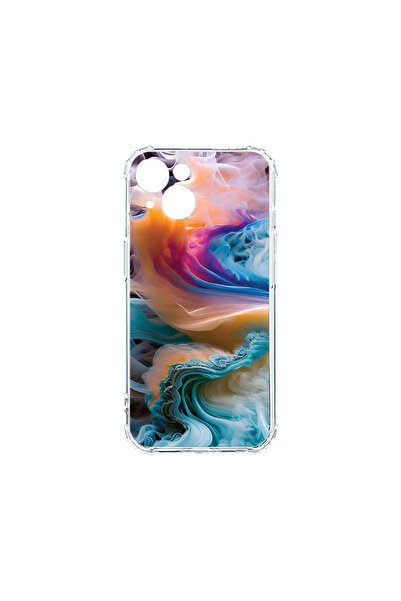 bestcase Carcasă spate antișoc pentru Apple iPhone 14 Plus, culori lichide, A...