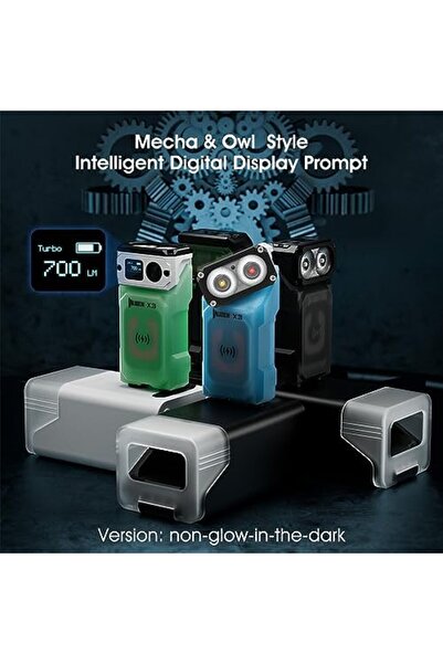 Wuben X3 Mini Flashlight with Rechargeable Charging Box, 10 Mode Type-C Lanyard, Waterproof Magnetic