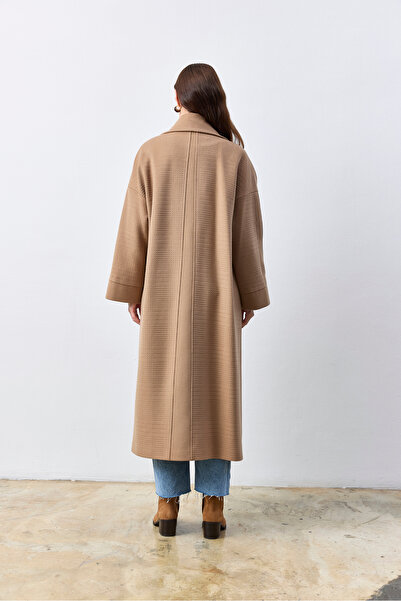 KENT Long Oversize Camel Coat