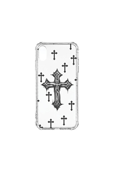 bestcase Carcasă spate antișoc pentru Apple iPhone XR, Cross, AS 1474