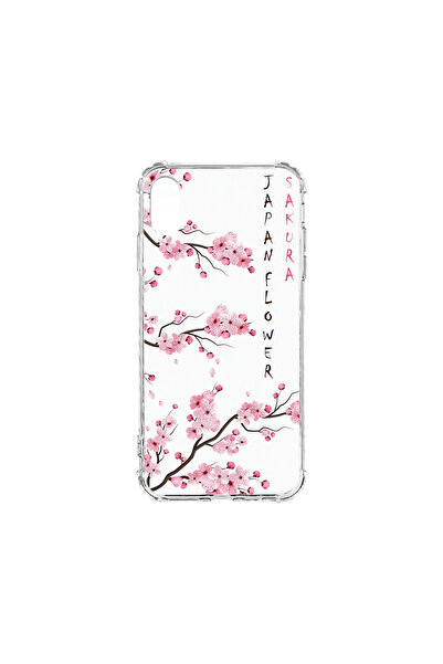 bestcase Carcasă spate antișoc pentru Apple iPhone XS / iPhone X, Cherry Blos...