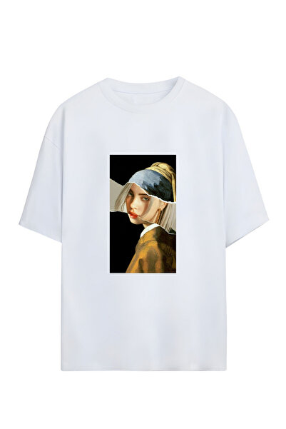 GraffTee TRICOU UNISEX OVERSIZE DIN BUMBAC BILLIE EILISH